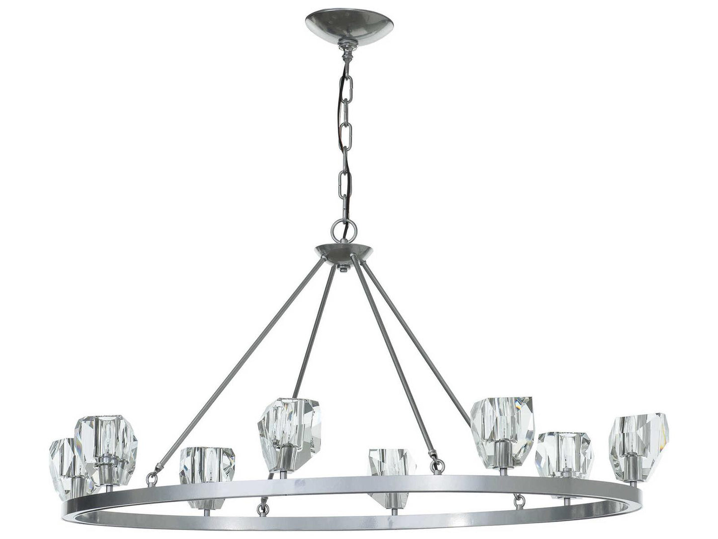 Hubbardton Forge Gatsby 8-Light Oval Chandelier