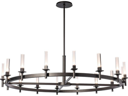Hubbardton Forge Windsor 12-Light Round Chandelier