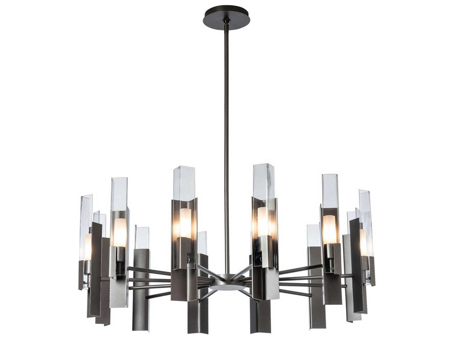Hubbardton Forge Summit 12-Light Round Chandelier