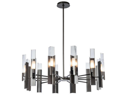 Hubbardton Forge Summit 12-Light Round Chandelier