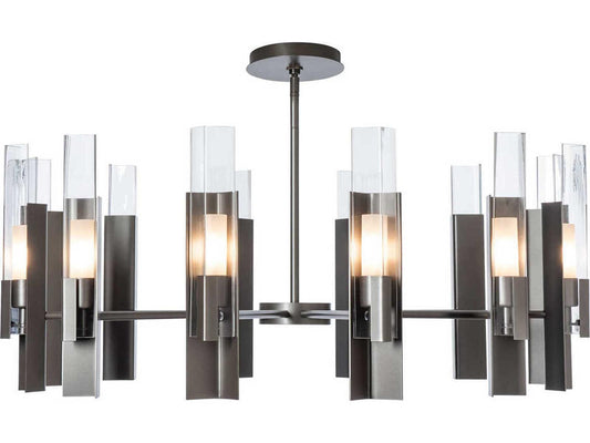 Hubbardton Forge Summit 12-Light Round Chandelier