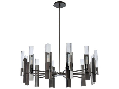 Hubbardton Forge Summit 12-Light Round Chandelier