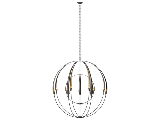 Hubbardton Forge 12-Light Double Cirque Large Scale Chandelier