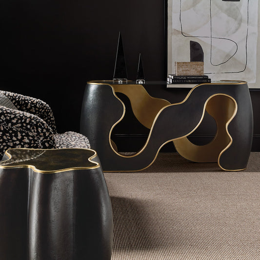 Melange Even and Flow Console Table