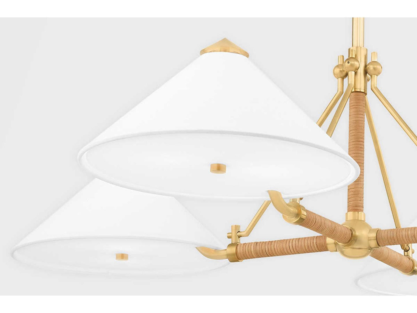 Hudson Valley 8-Light Williamsburg Chandelier in Aged Brass