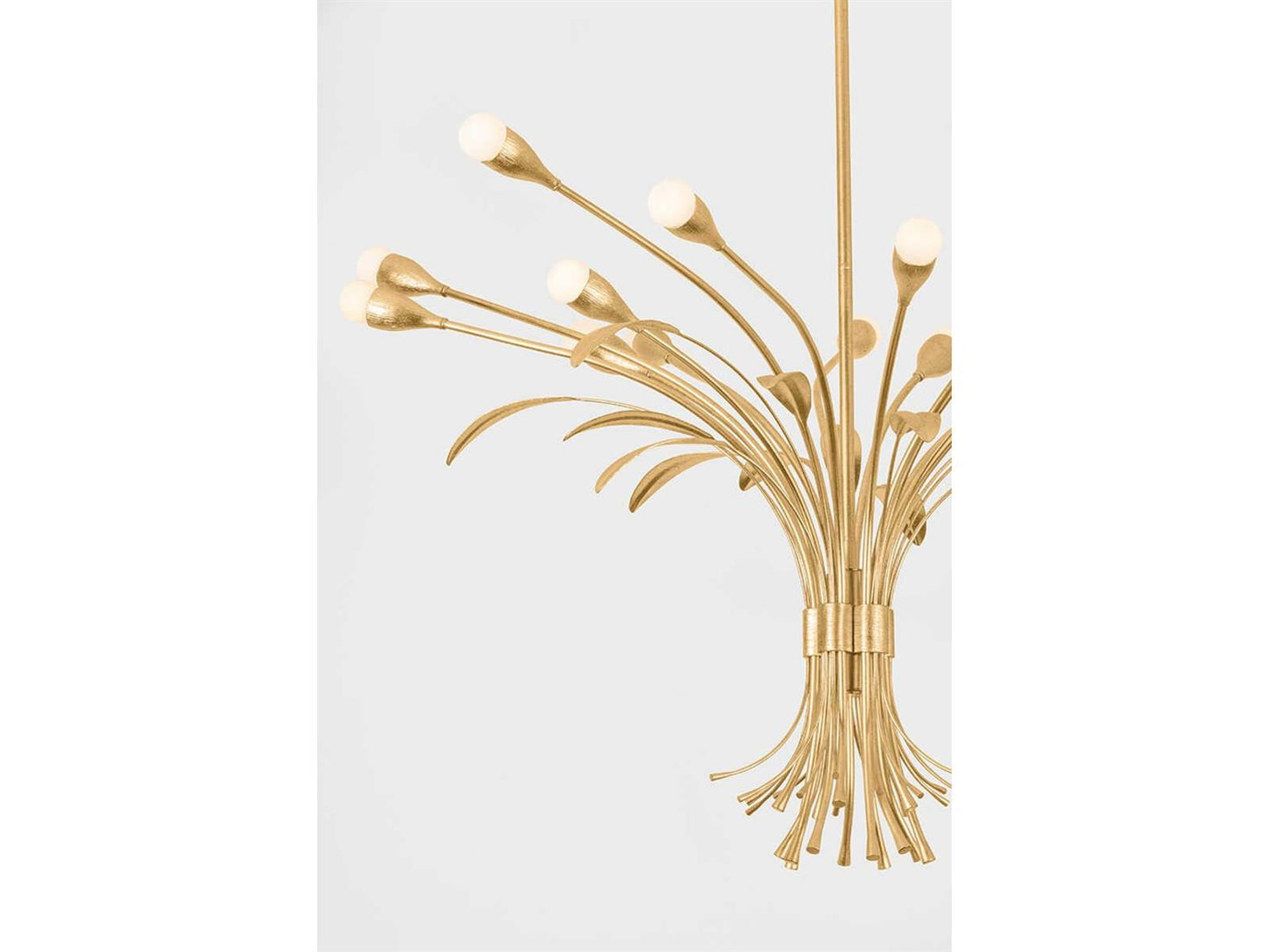 Hudson Valley Bilston 15-Light Chandelier in Vintage Gold Leaf
