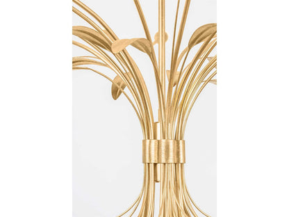 Hudson Valley Bilston 15-Light Chandelier in Vintage Gold Leaf
