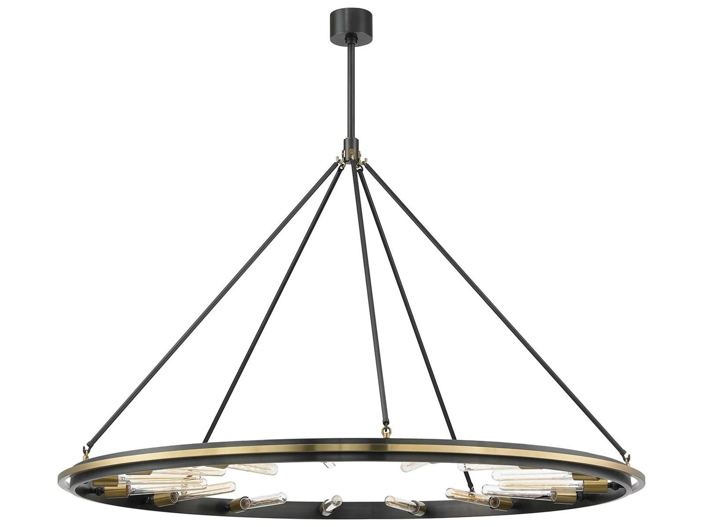 Hudson Valley Chambers 15-Light Chandelier in Aged Old Bronze