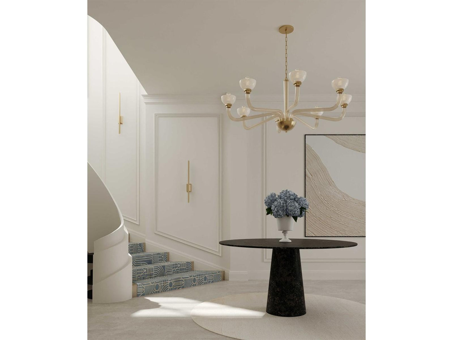 Hudson Valley 8-Light St. Lawrence Chandelier in Aged Brass