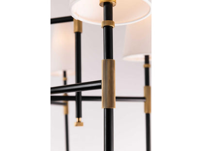 Hudson Valley 15-Light Bowery Empire Tiered Chandelier in Aged Old Bronze