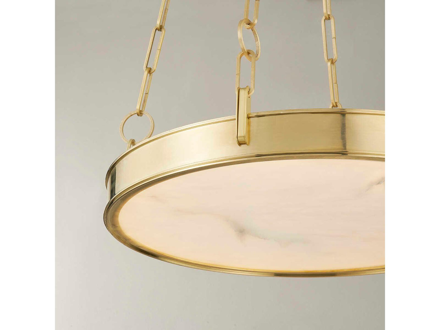 Hudson Valley Kirby 1-Light Aged Brass LED Round Chandelier