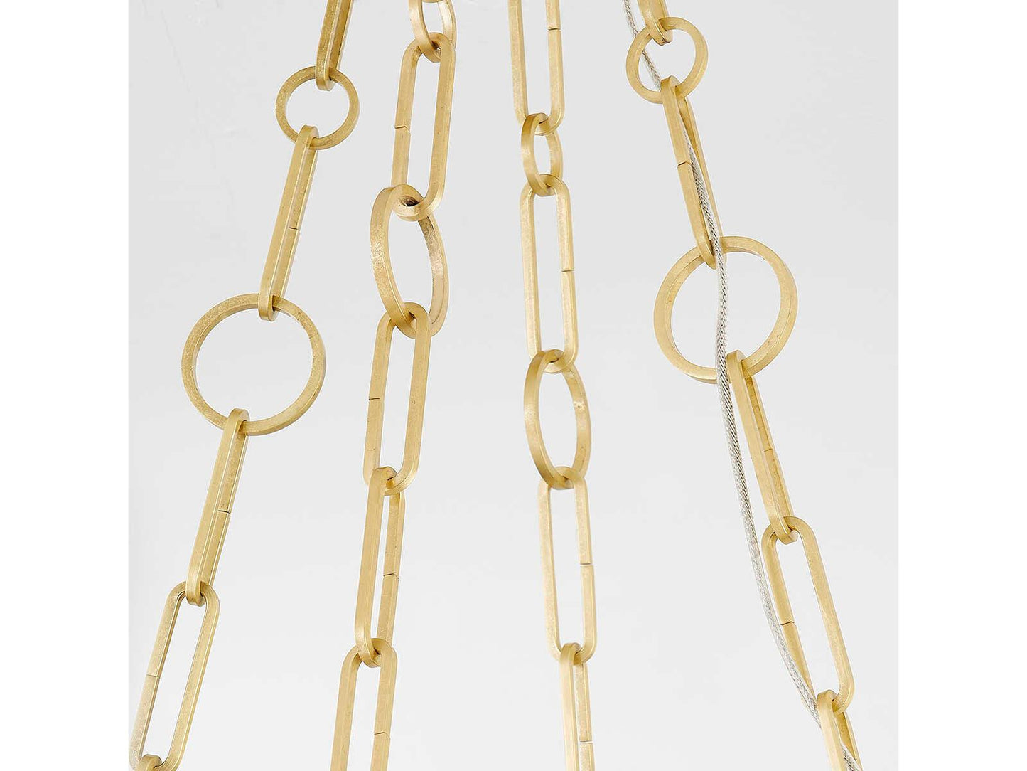 Hudson Valley Kirby 1-Light Aged Brass LED Round Chandelier