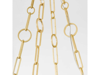 Hudson Valley Kirby 1-Light Aged Brass LED Round Chandelier