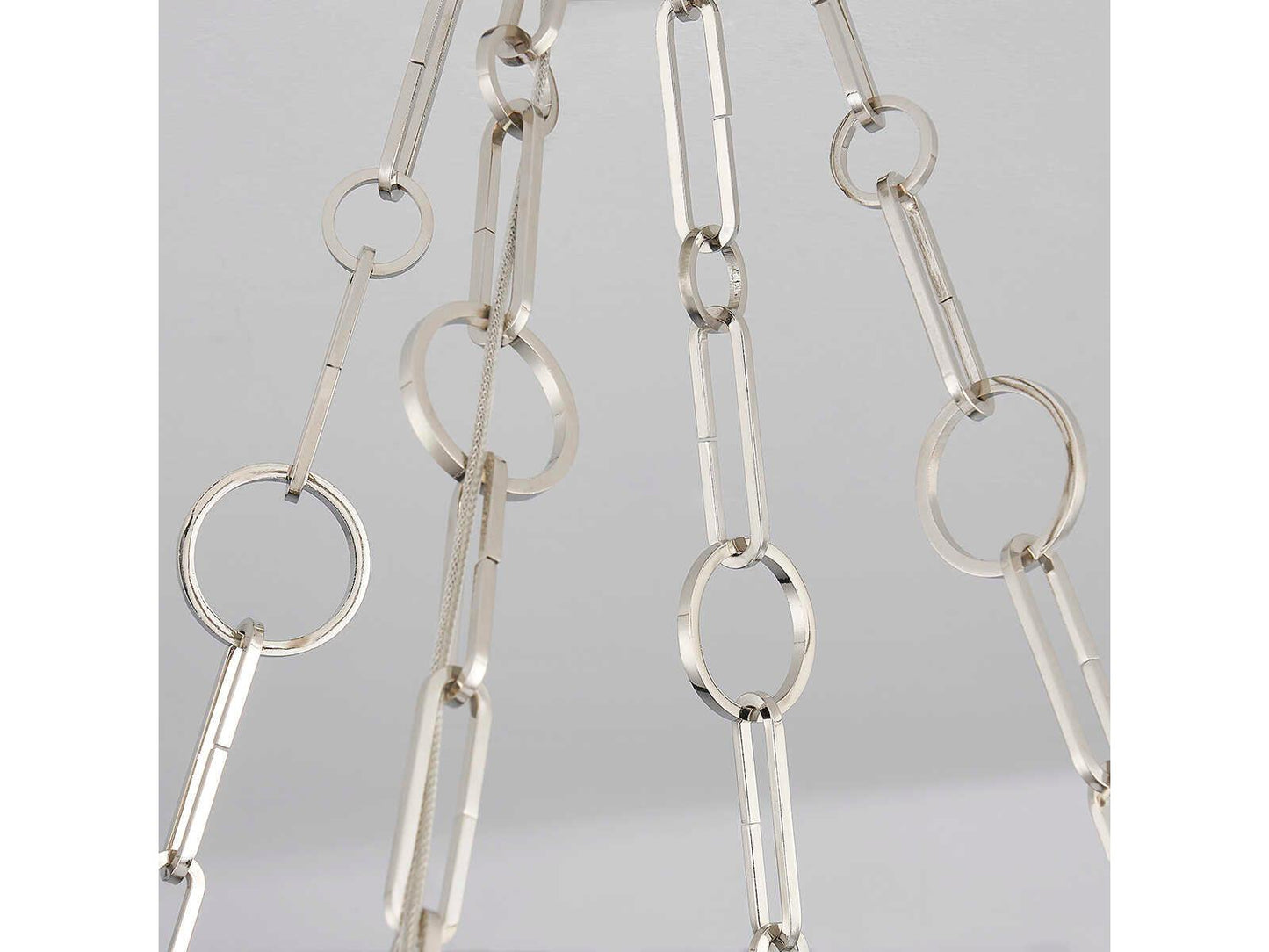 Hudson Valley Kirby LED Round Chandelier in Polished Nickel with White Alabaster