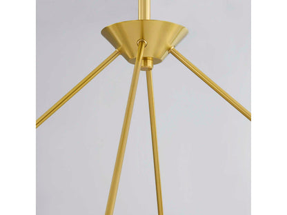 Hudson Valley Grafton 12-Light Round Chandelier Aged Brass White Alabaster Globes