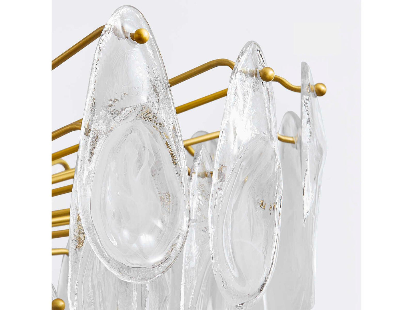 Hudson Valley Darcia 15-Light Aged Brass Chandelier with Piastra Glass Teardrops
