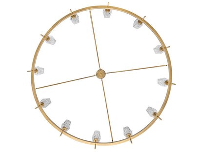Hinkley Ana 12-Light Extra Large Candelabra Chandelier in Heritage Brass