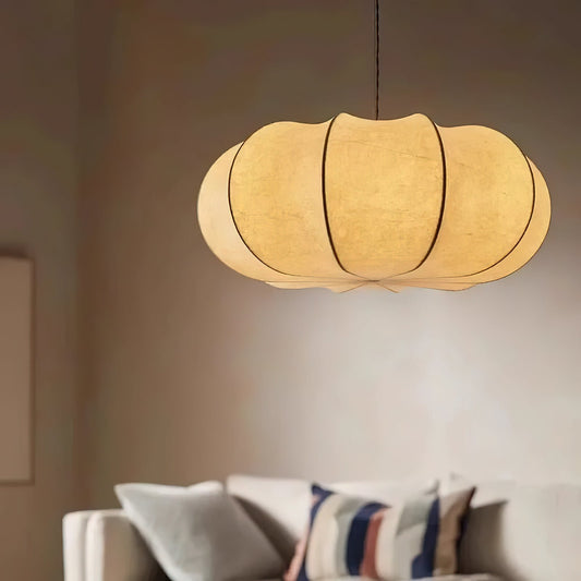 Oblate Silk Pendant Lamp Pendant light