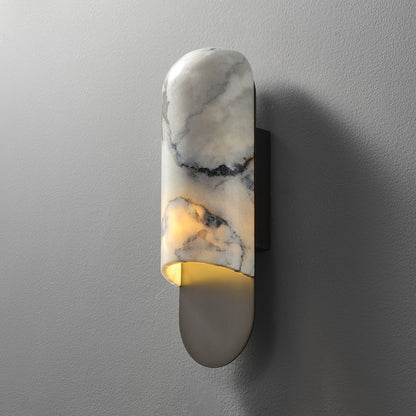 Hl Wall Sconce ∅ 3.8″ x H 17.4″ / Dia 12cm x H 34.8cm / White + Black Wall lamp