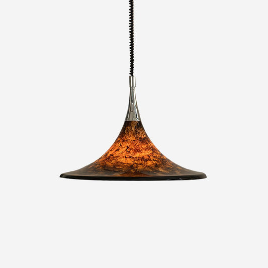 Horn of Light Pendant Lamp ∅ 16.5″ x H 11″ / Dia 42cm x H 28cm / Dark Brown Pendant light