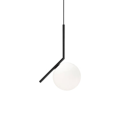 Equilibrium Pendant Light ∅ 7.8″ x H 18.9″ / Dia 20cm x H 48.2cm / Black & White Pendant light