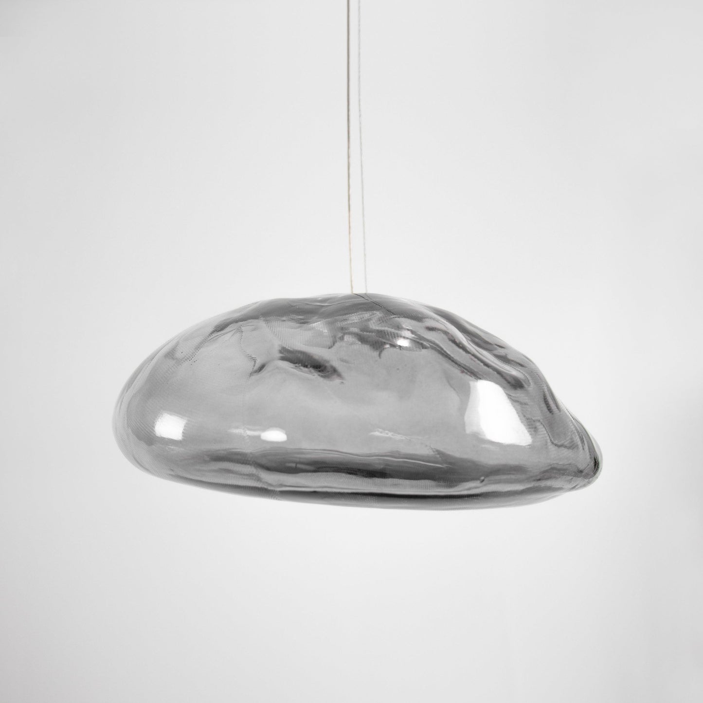 Blown Glass Random Pendant Light Dia 30cm x H 23cm / Smoke grey Pendant light