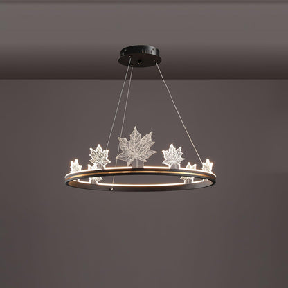 Ion Leaf Chandelier