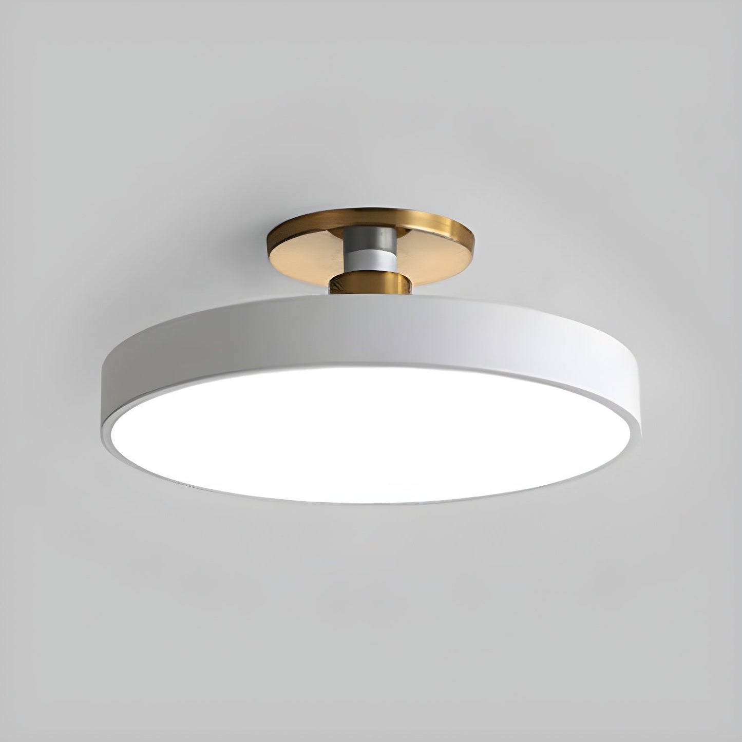 Isla Flush Mount Ceiling Lamp ∅ 11.8″ x H 5.1″ / White / Warm Light 1001 Ceiling lamp