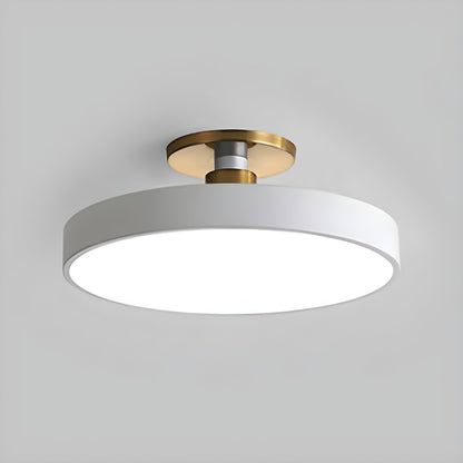 Isla Flush Mount Ceiling Lamp ∅ 11.8″ x H 5.1″ / White / Warm Light 1001 Ceiling lamp