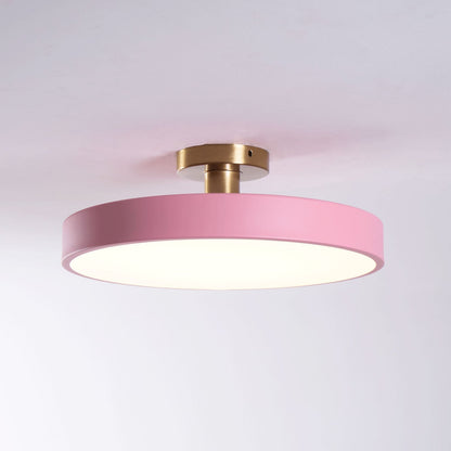 Isla Flush Mount Ceiling Lamp ∅ 11.8″ x H 5.1″ / Pink / Warm Light 1001 Ceiling lamp