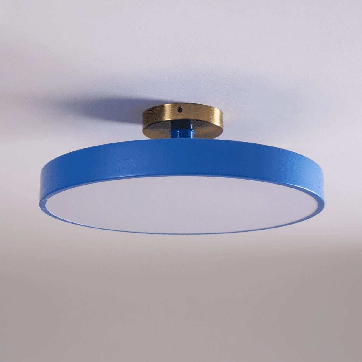 Isla Flush Mount Ceiling Lamp ∅ 11.8″ x H 5.1″ / Blue / Warm Light 1001 Ceiling lamp