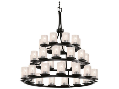 Justice Design Group Fusion 36-Light Tiered Chandelier