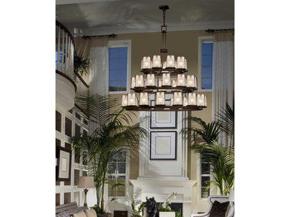 Justice Design Group Fusion 36-Light Tiered Chandelier