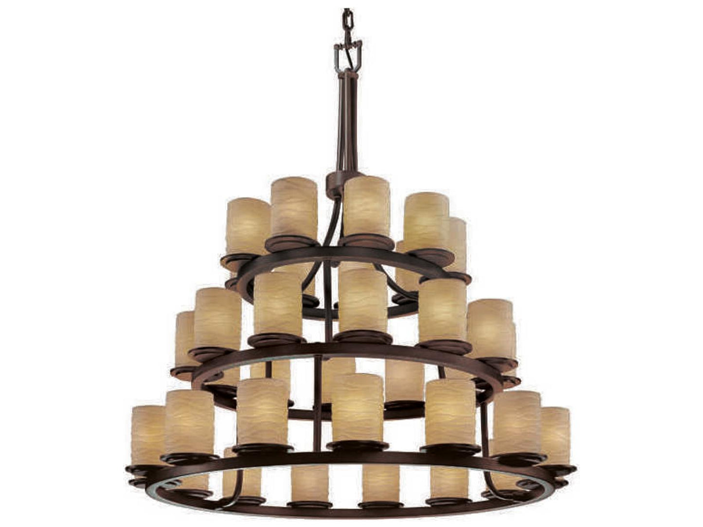 Justice Design Group Limoges 36-Light Tiered Chandelier