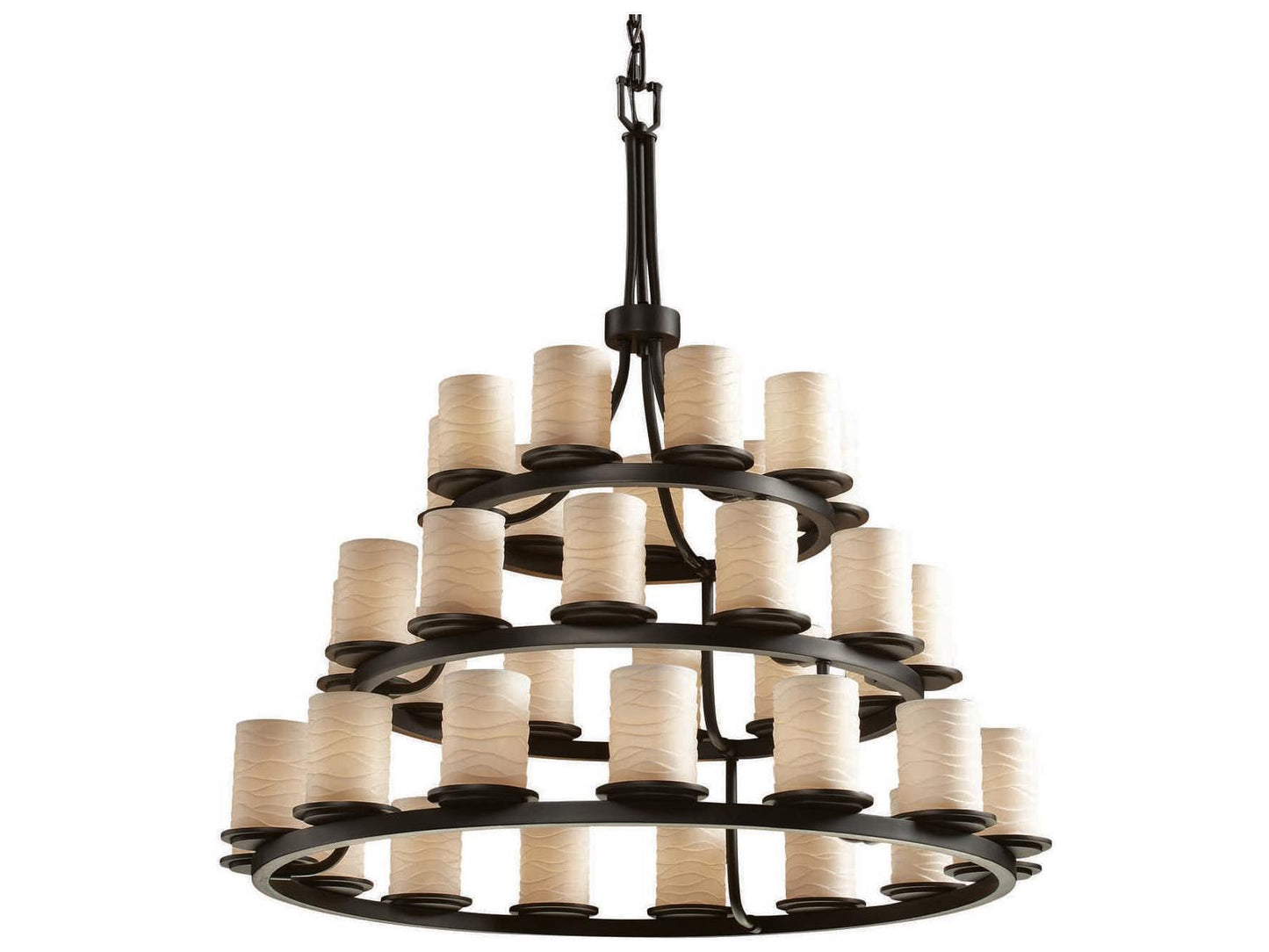 Justice Design Group Limoges 36-Light Tiered Chandelier