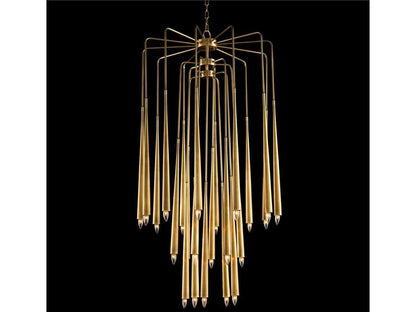 John Richard Hans 23-Light Brass Chandelier