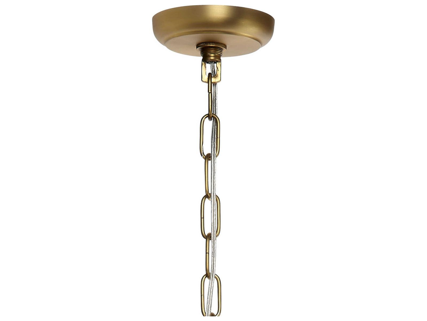 Jamie Young 10-Light Magnolia Chandelier in Smoke Grey Brass