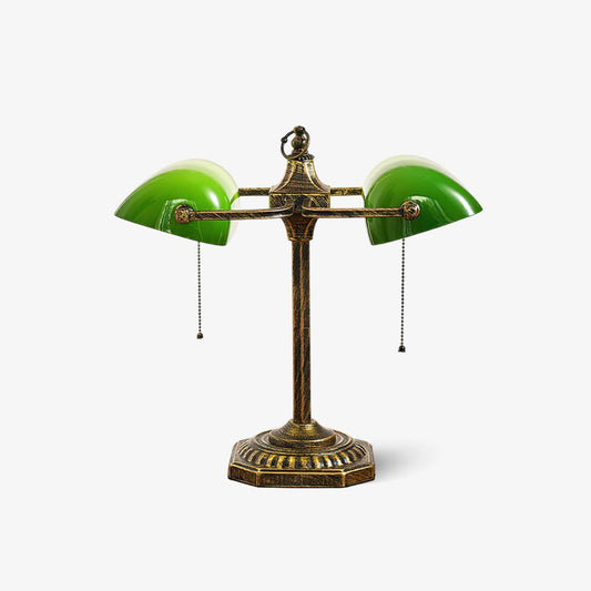 Jade Collection Table Lamp ∅ 15.4″ x H 15.7″ / Dia 39cm x H 40cm / Bronze & Green / AU Plug 1001 Table lamp