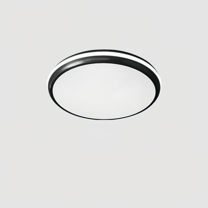 Jameson Ceiling Light ∅ 16.9″ x H 1.8″ / Dia 43cm x H 4.5cm / Black & White / Warm Light Ceiling lamp