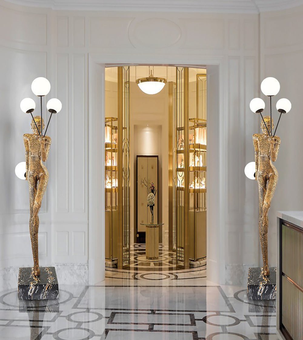 Juggling Sculptor Floor Lamp Floor lamp