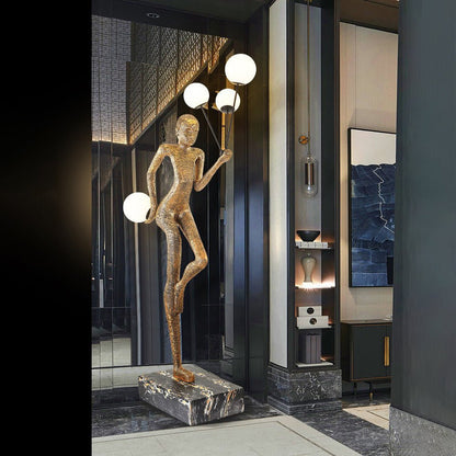 Juggling Sculptor Floor Lamp Floor lamp