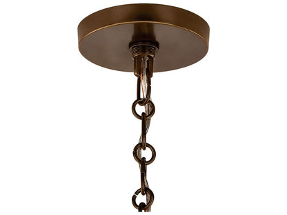 Kichler Palmela 6-Light Champagne Bronze Lacquered Brass LED Bowl Chandelier