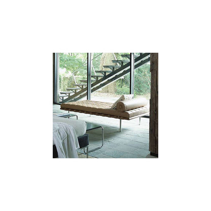 Barcelona Couch with Straps in Matching Leather