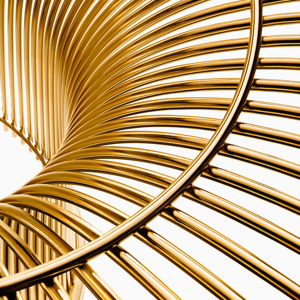 Platner Dining Table in Gold