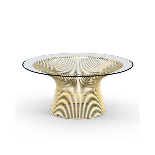 Platner 36 Inch Coffee Table in Gold