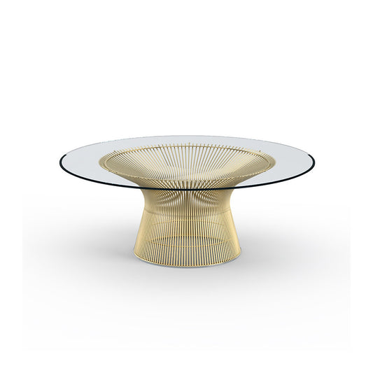 Platner 42 Inch Coffee Table in Gold