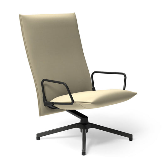 Pilot Swivel High Back Lounge, Loop Arms