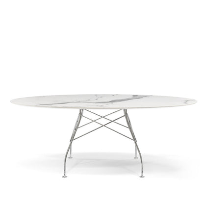 Glossy Oval Dining Table
