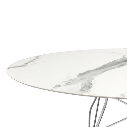 Glossy Oval Dining Table