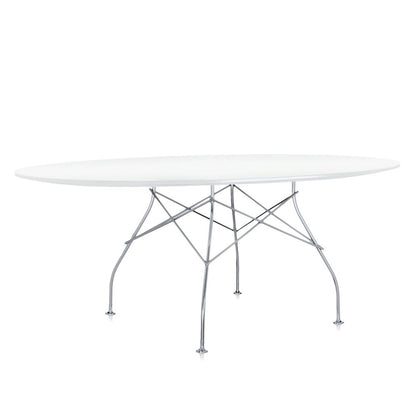 Glossy Oval Dining Table